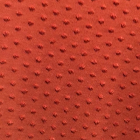 Adrianna Papell Swiss dot short sleeve salmon colored top XXL - Picture 3 of 5